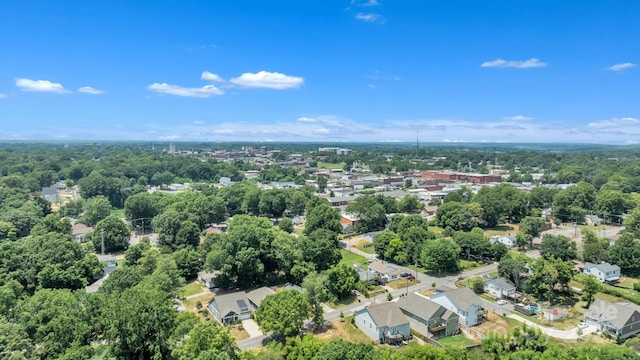 aerial view featuring a residential view