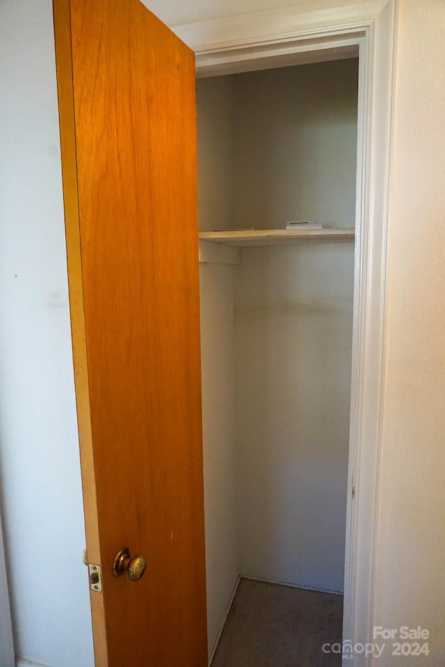 view of closet