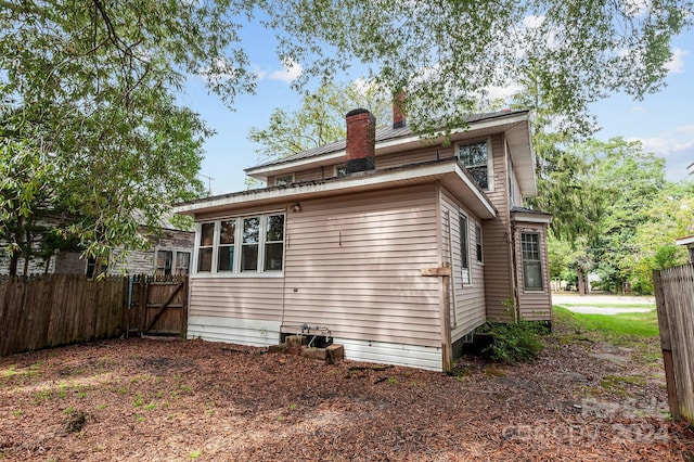 view of rear view of property