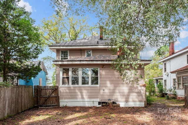 view of rear view of house