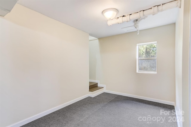 empty room with carpet floors