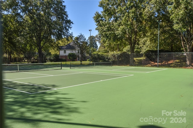 view of sport court with basketball court