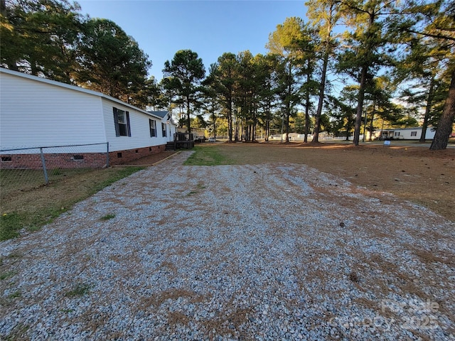 view of yard