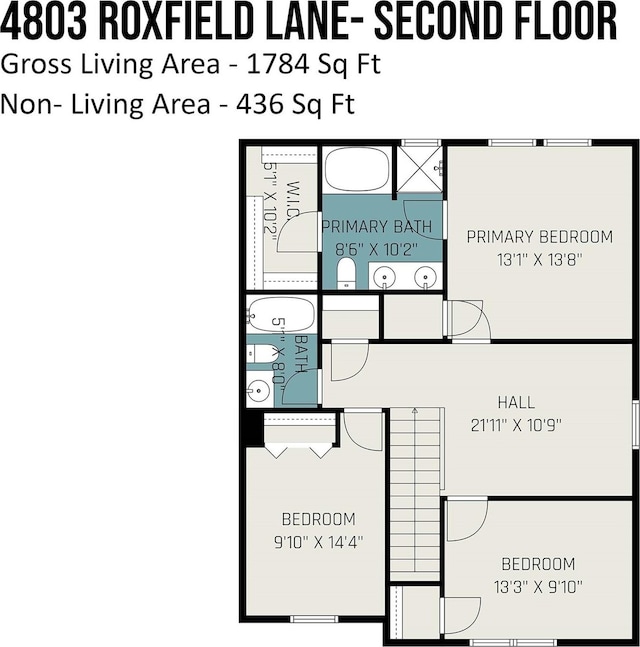 4803 Roxfield Ln, Charlotte, NC 28215 - floor plan / room layout