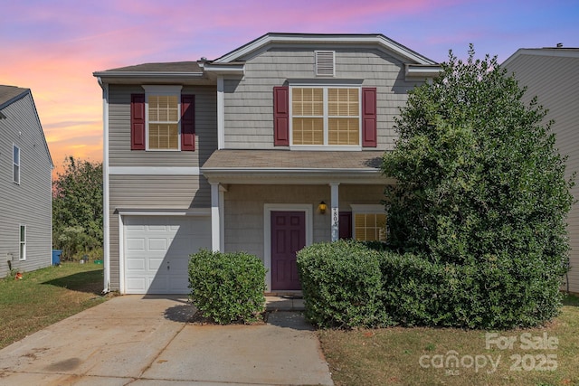 4803 Roxfield Ln, Charlotte, NC 28215 - traditional-style house featuring an attached garage and driveway