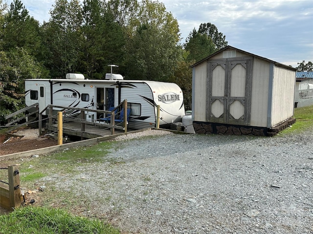 view of outdoor structure