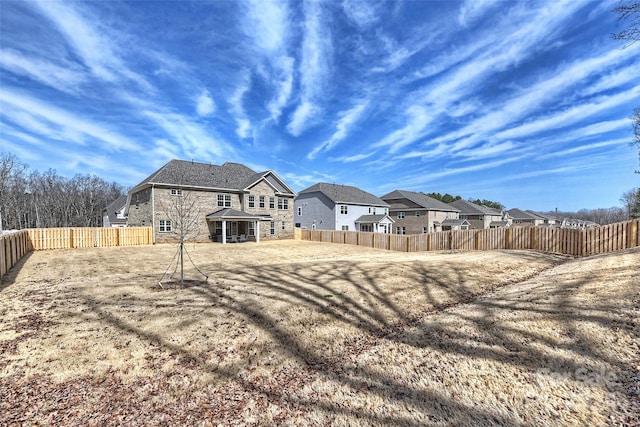 view of back of property