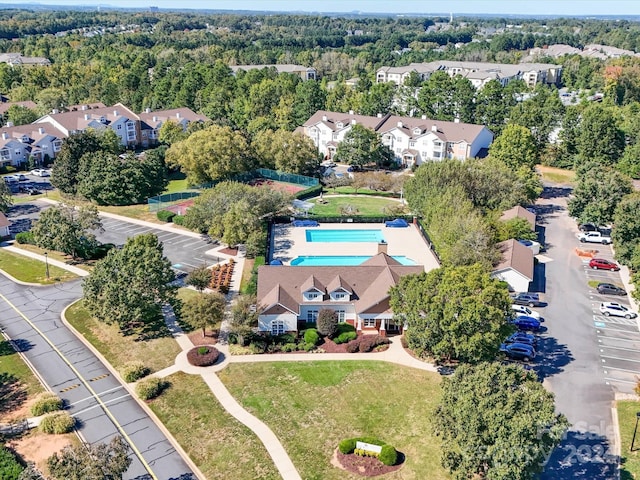 11719 Ridgeway Park Dr, Charlotte, NC 28277 - aerial view of a pool