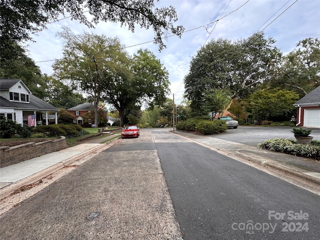 view of road