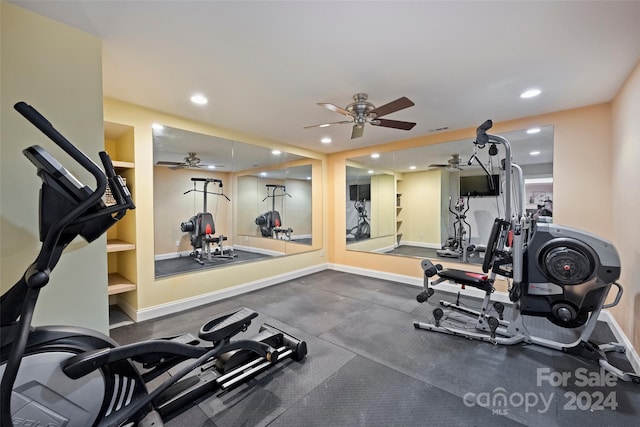 view of workout room