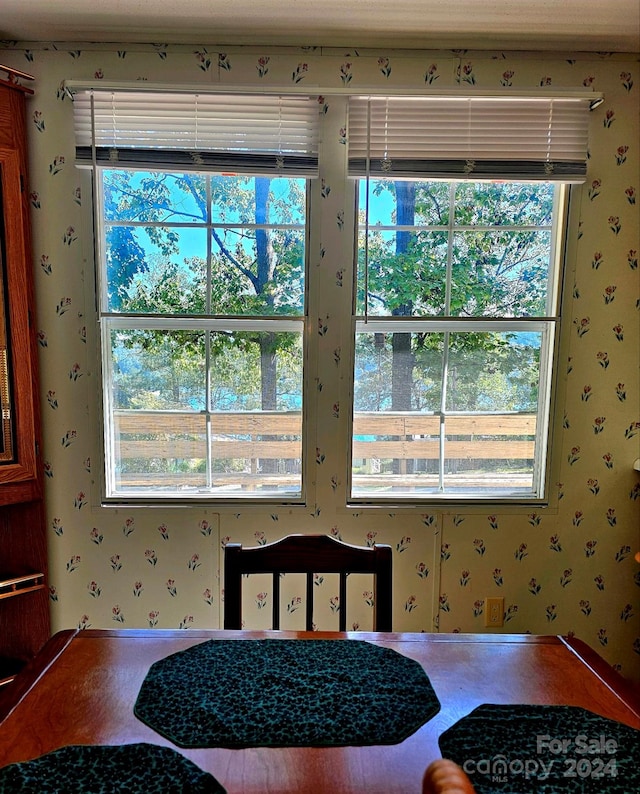 view of dining room