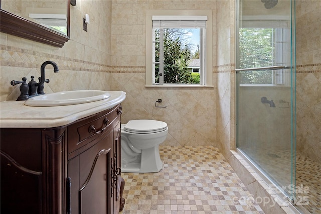 139 Neely Rd, Brevard, NC 28712 - full bath with tile walls, plenty of natural light, and a stall shower