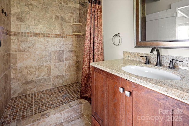139 Neely Rd, Brevard, NC 28712 - full bath with vanity and tiled shower