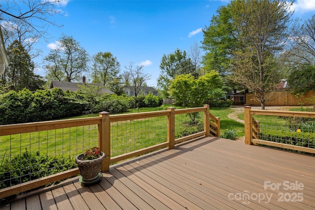 139 Neely Rd, Brevard, NC 28712 - wooden deck featuring a lawn
