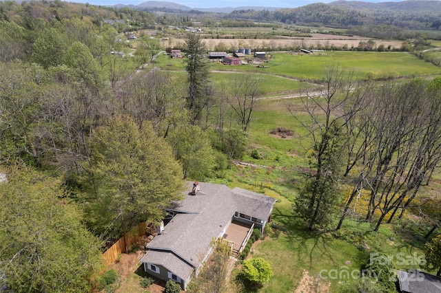 139 Neely Rd, Brevard, NC 28712 - bird's eye view featuring a rural view and a mountain view