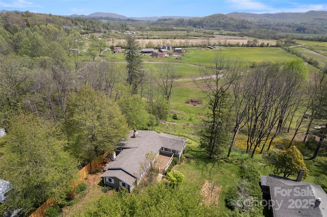 139 Neely Rd, Brevard, NC 28712 - aerial view featuring a rural view and a mountain view