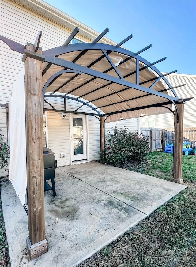 view of patio