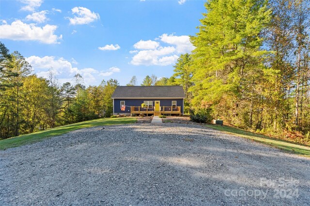 view of front of home