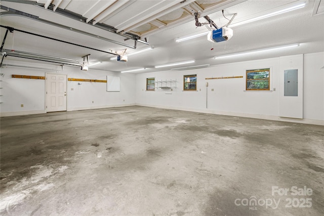 2066 Waterford Way, Morganton, NC 28655 - garage with electric panel and a garage door opener