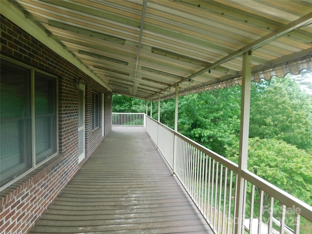 2066 Waterford Way, Morganton, NC 28655 - view of wooden terrace