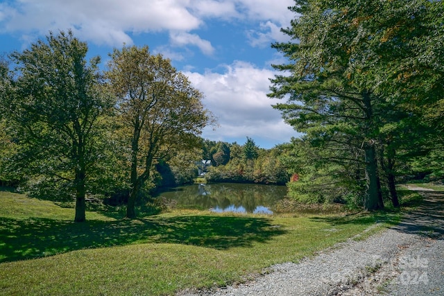 view of water feature