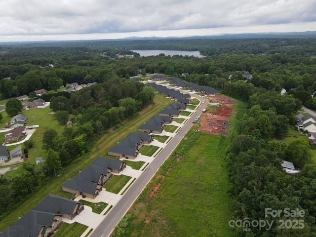 3335 48th Ave NE Unit 13B, Hickory, NC 28601 - aerial view of property's location featuring a large body of water and a heavily wooded area