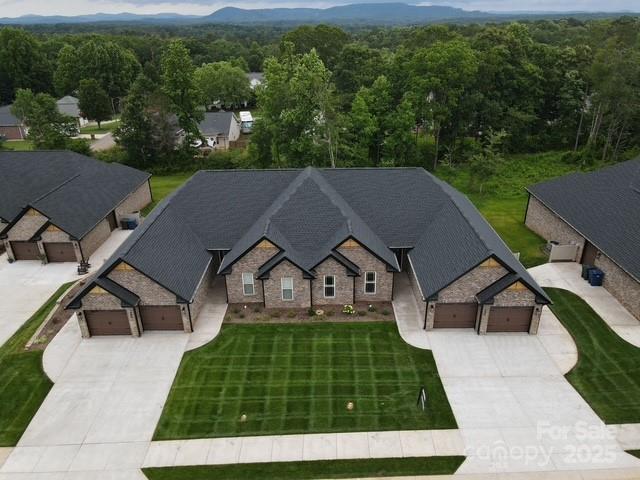 3335 48th Ave NE Unit 13B, Hickory, NC 28601 - aerial view of property and surrounding area with a mountainous background