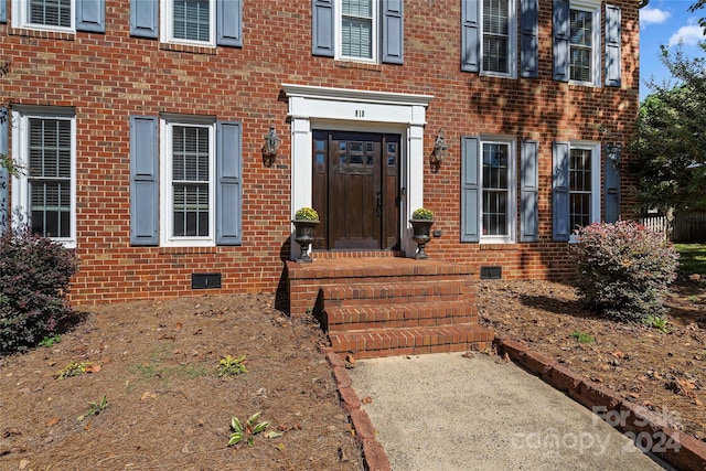 view of entrance to property