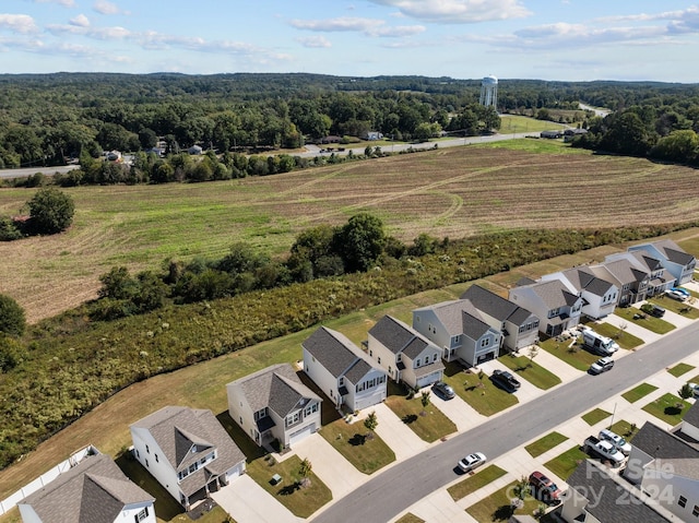 aerial view featuring a residential view