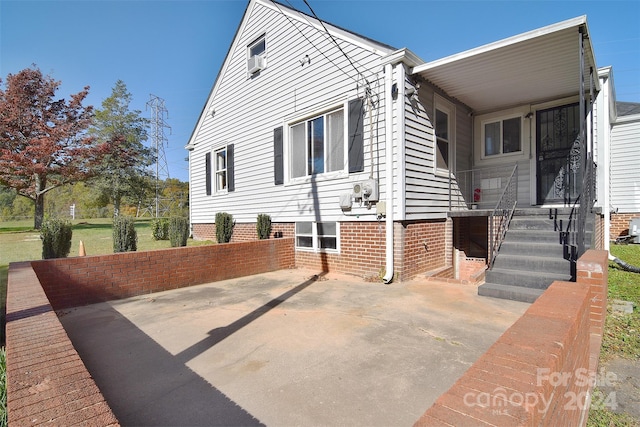 view of rear view of property