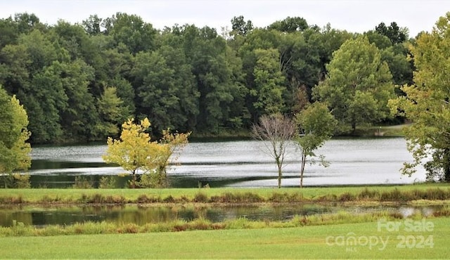 view of water feature