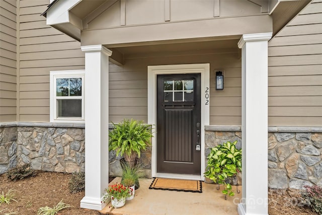 view of entrance to property