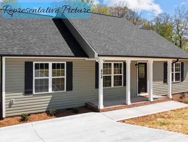 view of front of home featuring a porch