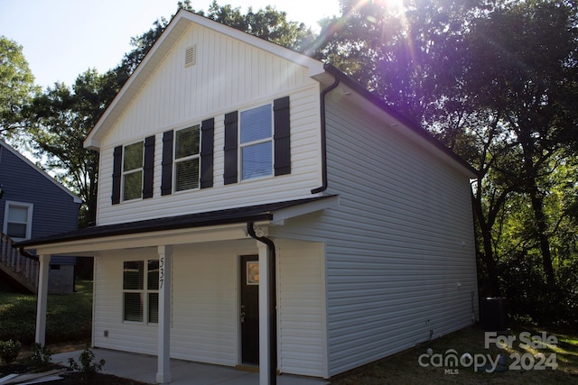 exterior space with central AC unit