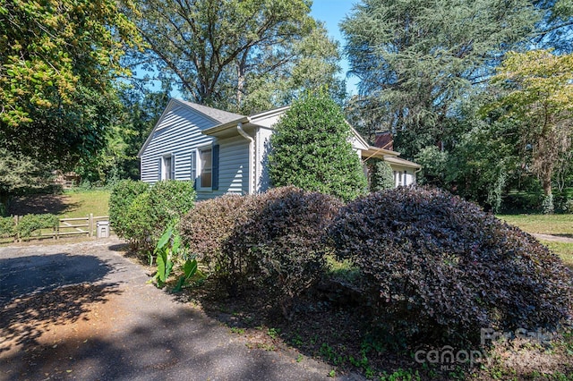 view of property exterior