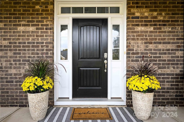 view of property entrance