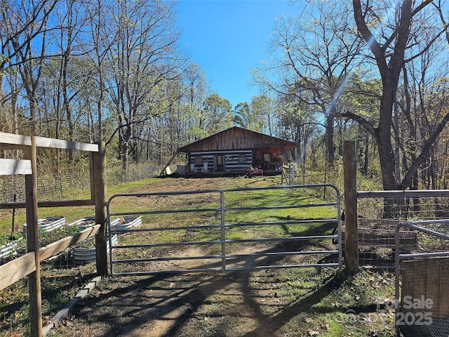 view of yard