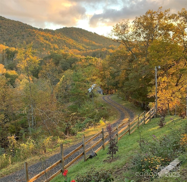 property view of mountains