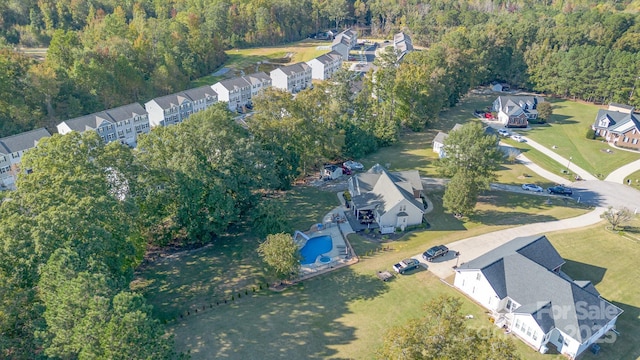 9404 Perimeter Ct, Zebulon, NC 27597 - aerial view of a heavily wooded area