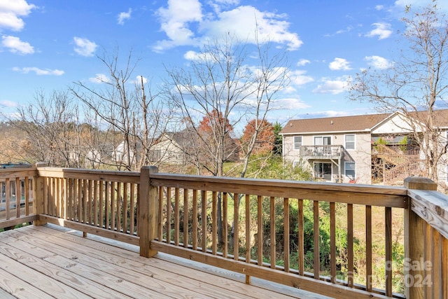 30 Wheeler Rd, Weaverville, NC 28787 - wooden terrace featuring a residential view