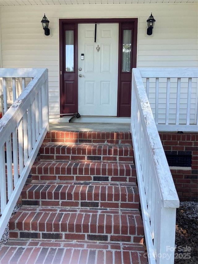 view of entrance to property