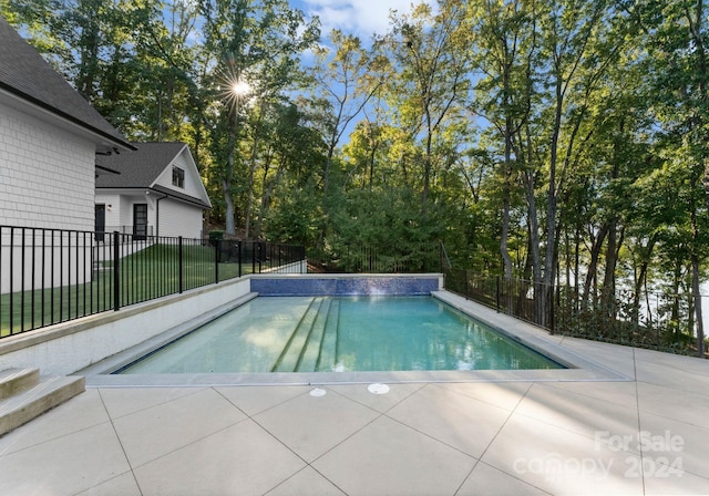 13702 Sage Thrasher Ln, Charlotte, NC 28278 - view of swimming pool featuring view of scattered trees