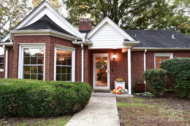 view of front of home