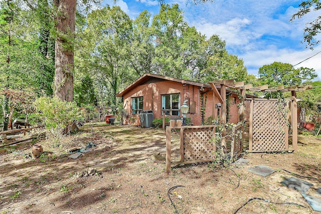 view of rear view of property