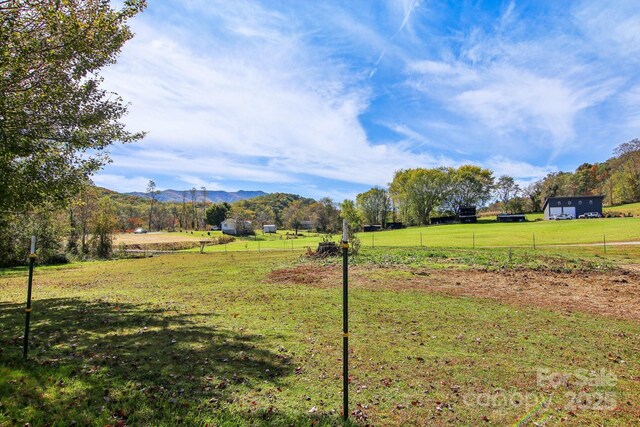 396 Will Hyatt Rd, Waynesville, NC 28786 - view of yard featuring a mountain view and a view of rural / pastoral area
