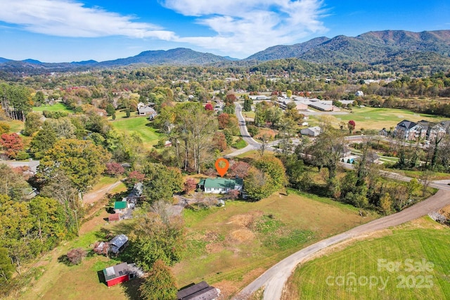 396 Will Hyatt Rd, Waynesville, NC 28786 - bird's eye view of a mountainous background