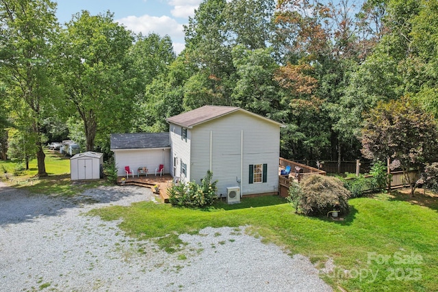 exterior space featuring a yard