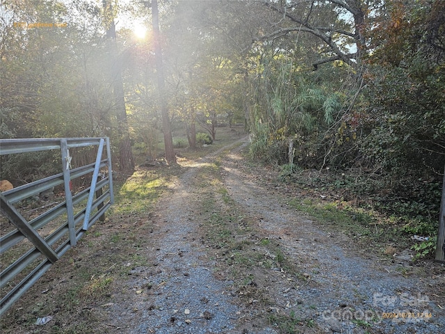 view of road