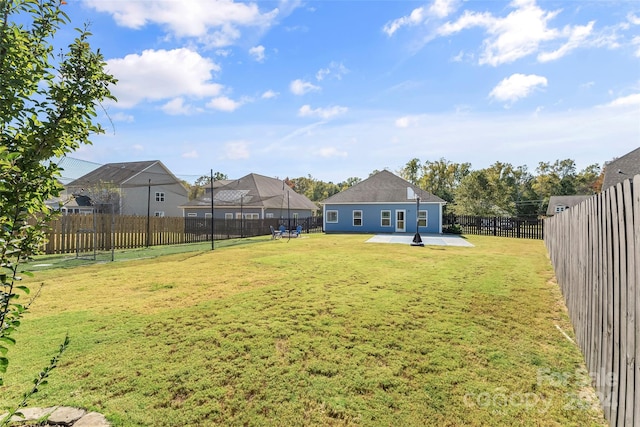 3157 Delaware Dr, Denver, NC 28037 - view of yard with a patio, a fenced backyard, and a residential view