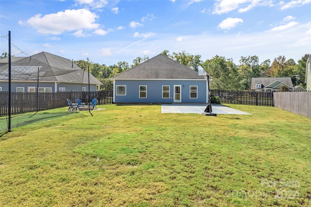 3157 Delaware Dr, Denver, NC 28037 - back of house featuring a yard, a fenced backyard, and a patio area